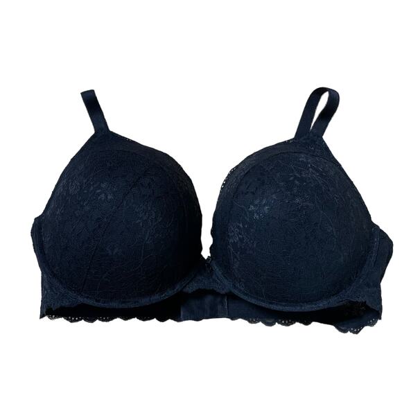 Torrid NWT Plunge Push-Up Lace Straight Back Bra Black Size 46DDD Convertible - Picture 4 of 11